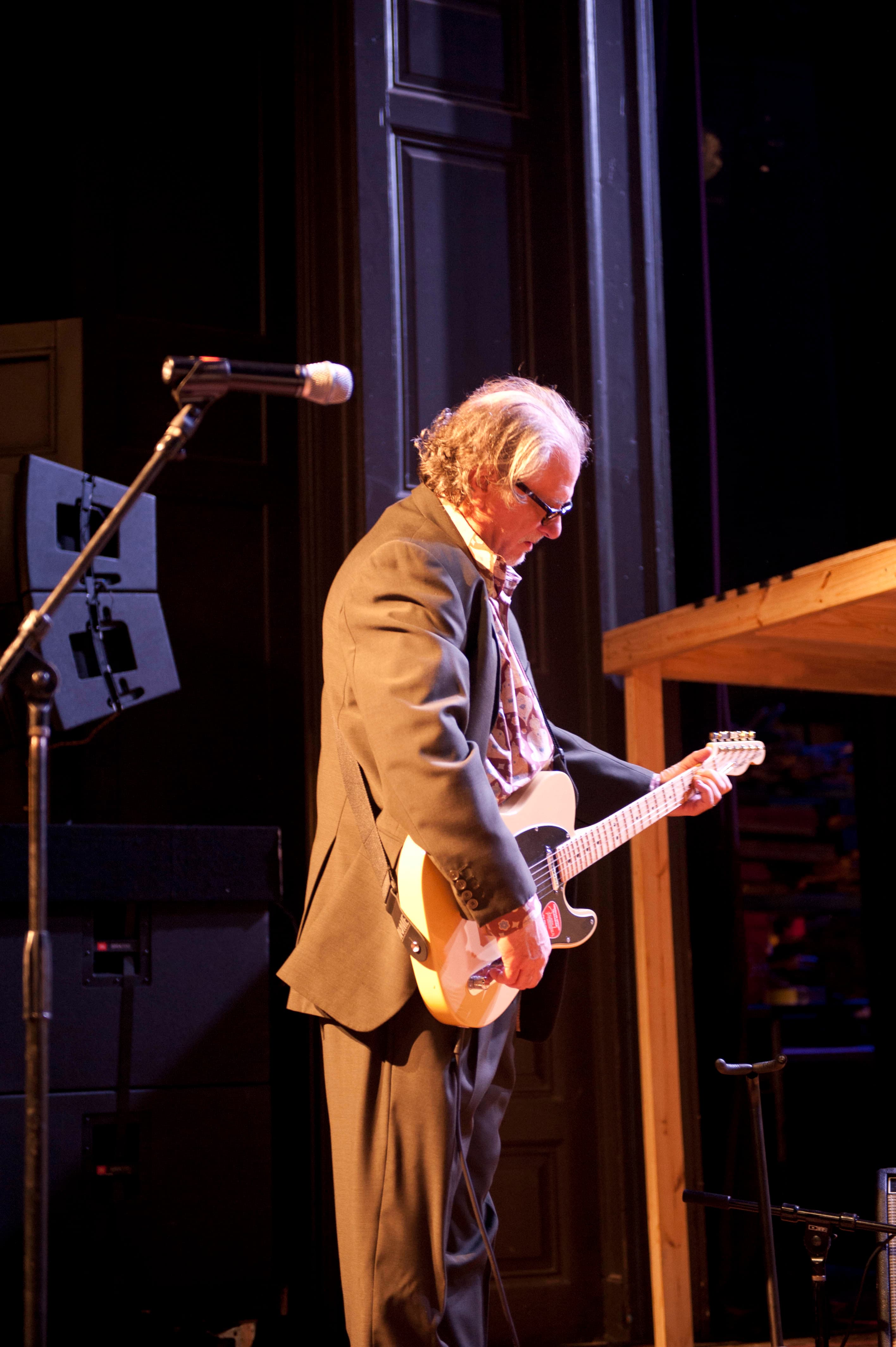 Donald Markowitz playing guitar